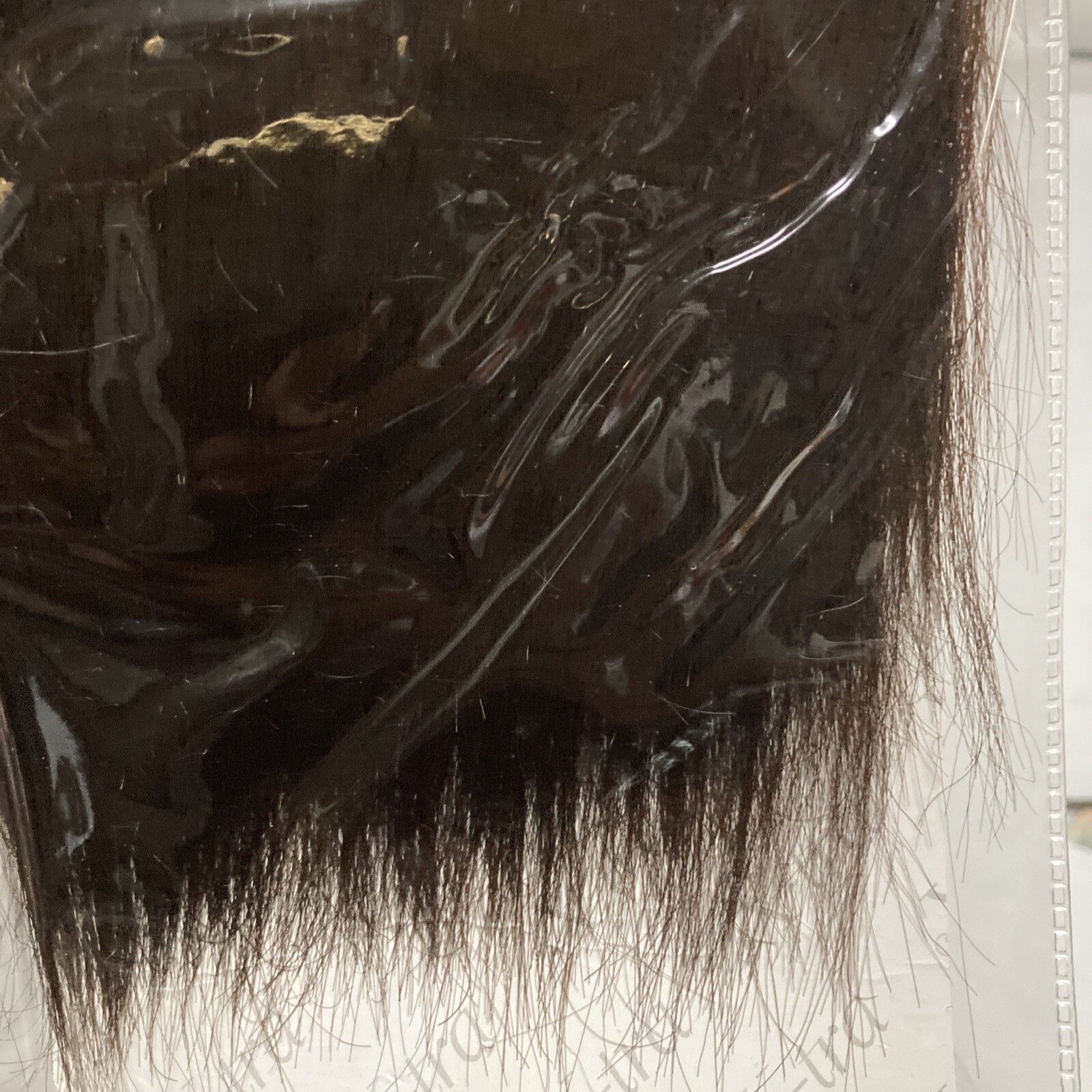 1 Pack 10″ Human Hair quality Extensions Straight Yaki Tangle free Color #2