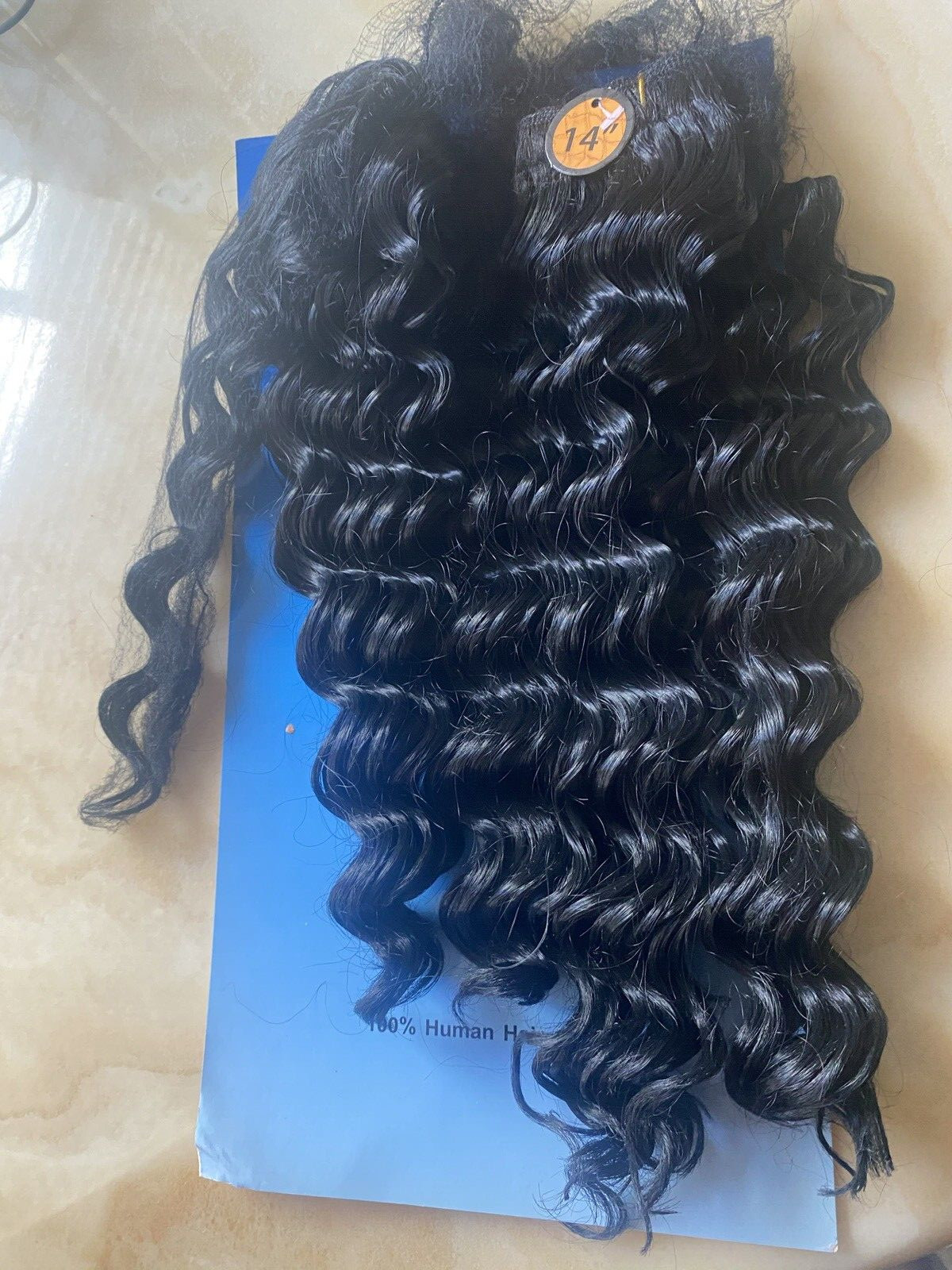 HAIRTREND SYNTETHIC HAIR ALL IN ONE DEEP WAVE 12 12 14 14 &”12 CLOSURE COLOR 1B