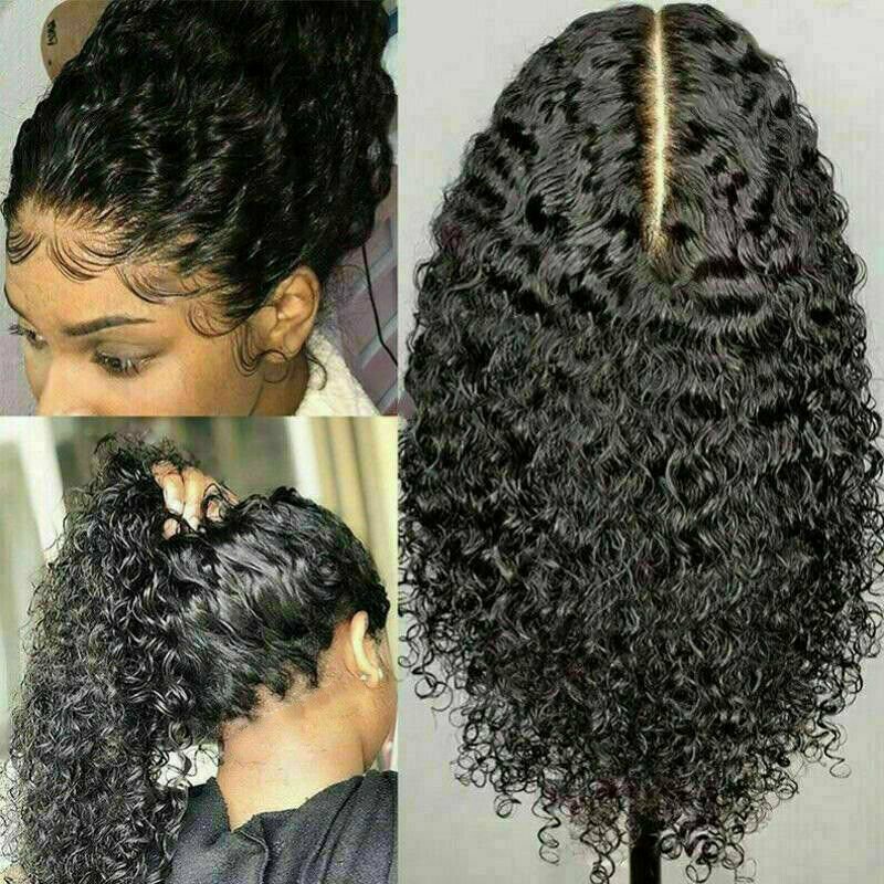USA Hair Curly Front Wig Women Brazilian Long Curly Wavy Hair Wigs Women Costume