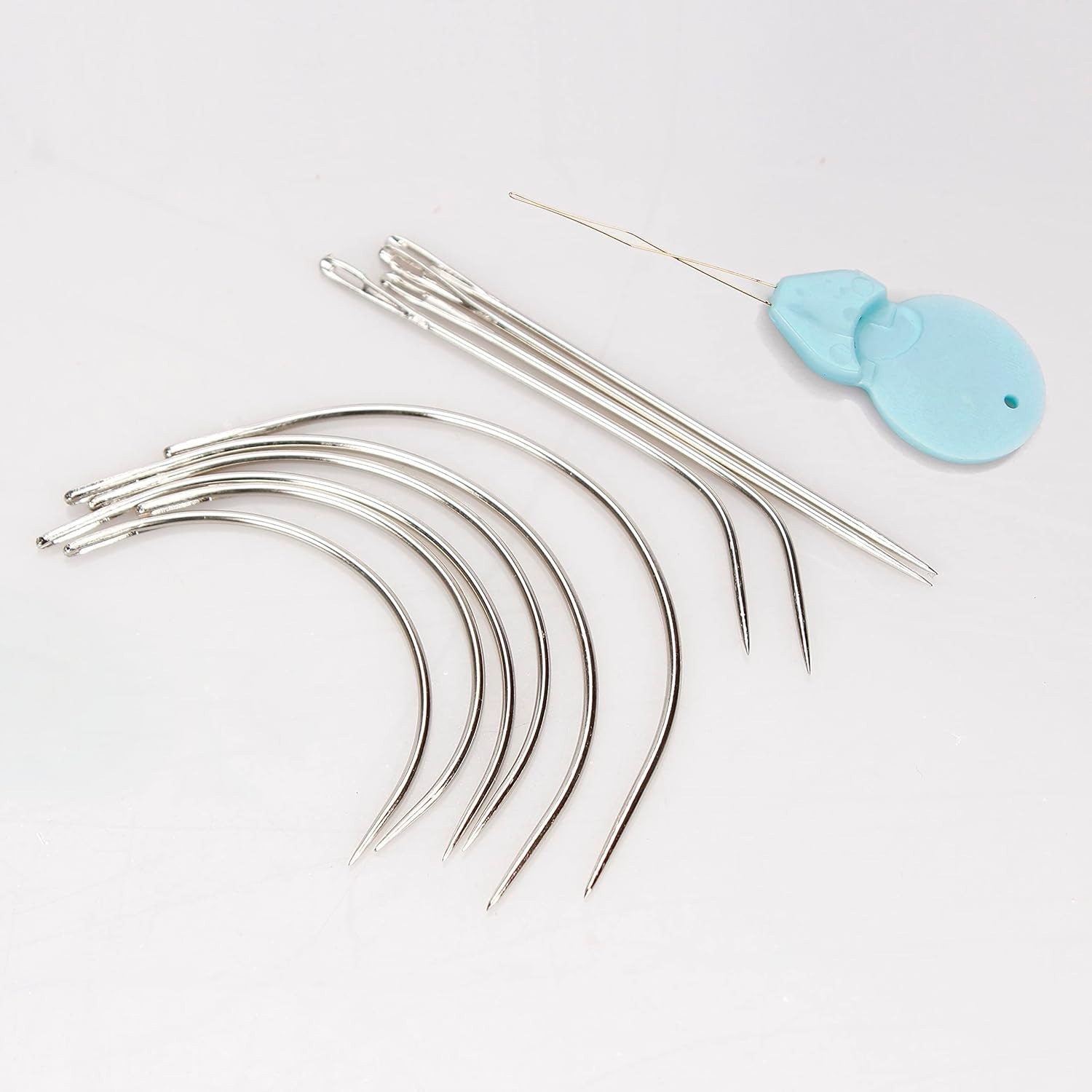 Weaving Needle Combo Deal – Black Thread with 10pcs Needles