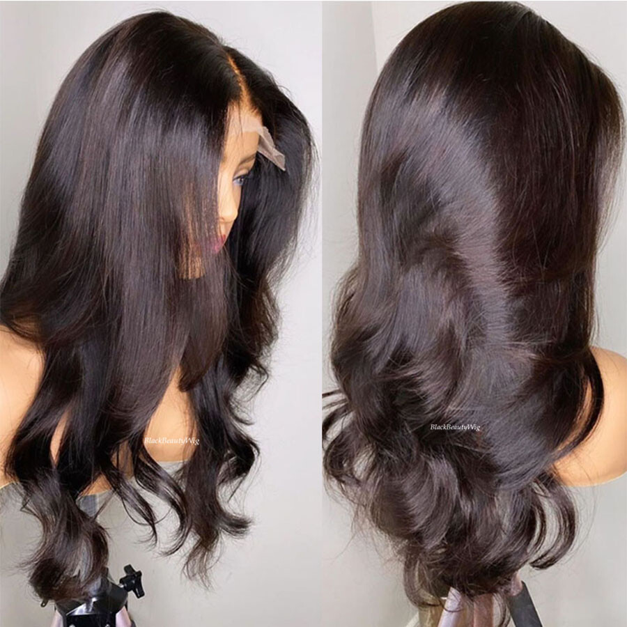 Body Wave Silk Top Full Lace Human Hair Wig Pre Plucked Silk Base Wig Baby Hair