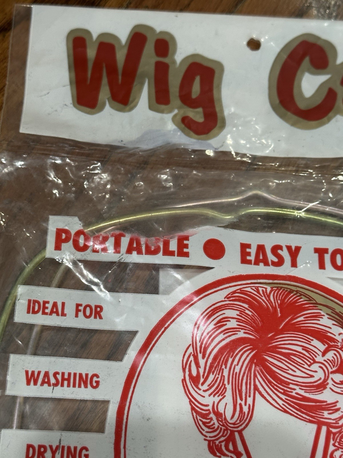 Vintage Wig Care Support Stand Portable Made In USA Wire