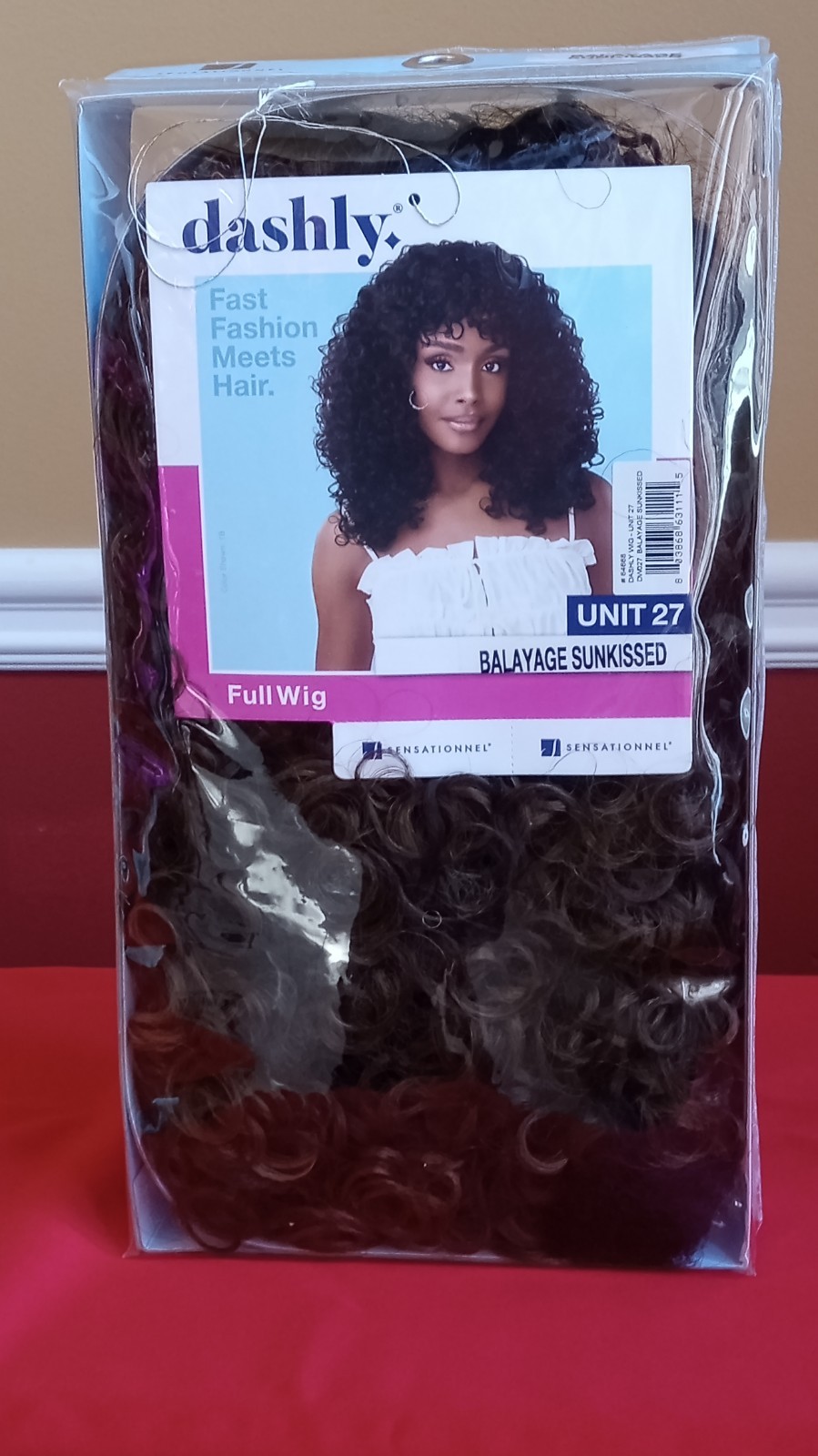 Sensationnel Dashly Full Wig Curly – Unit 27, BALAYAGE SUNKISSED