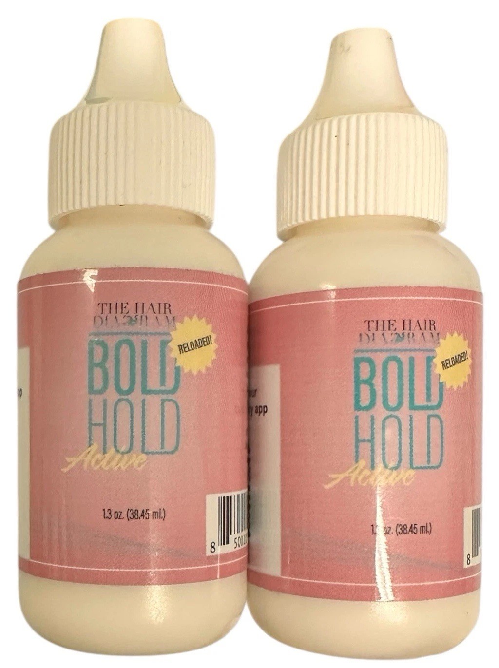 Lot of 2 Bold Hold Reloaded The Hair Diagram Lace Wig Adhesive Glue 1.3 Oz