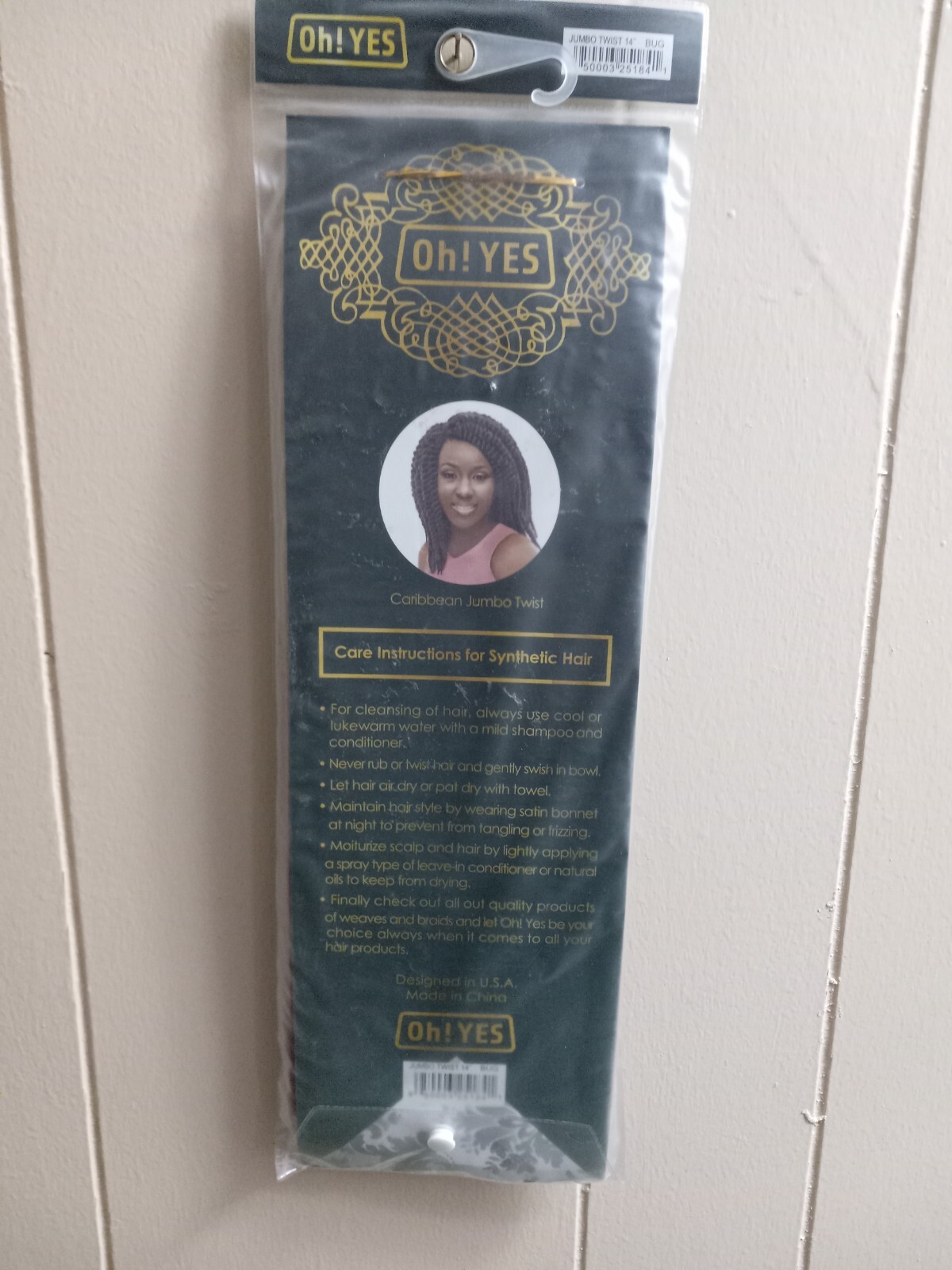 Oh!Yes Caribbean Jumbo Twist | CROCHET BRAIDS | 14 INCH | COLOR BUG | 100%…