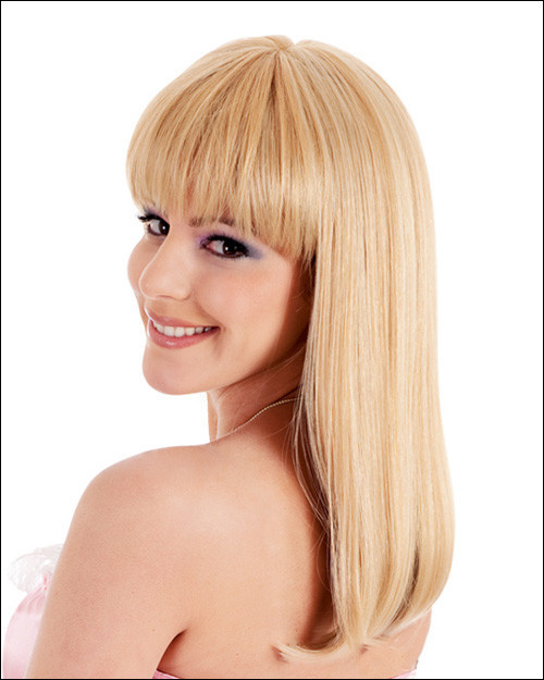 Classic Cap women Synthetic straight Medium Blonde wig HengFeng MHL03