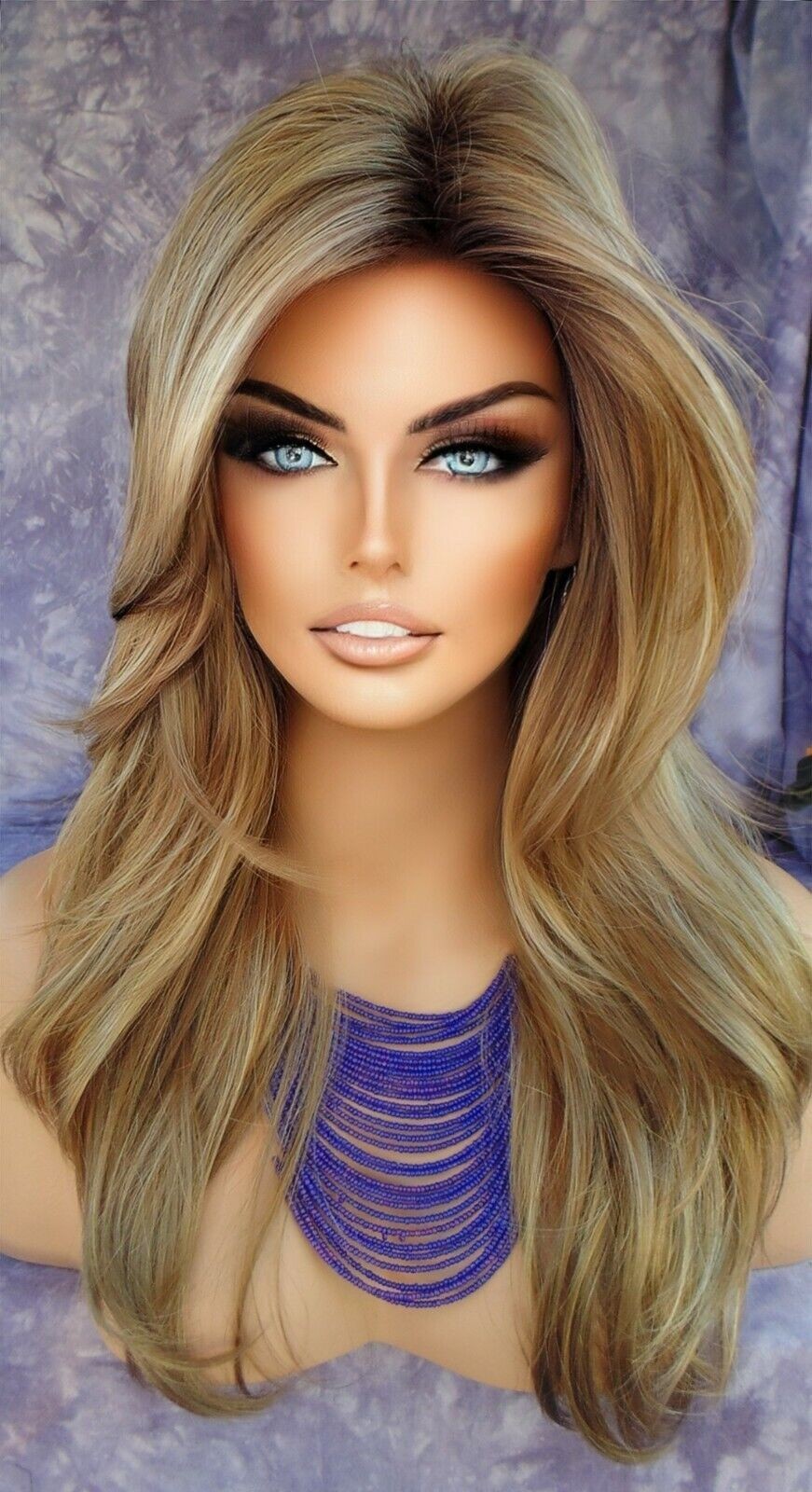 “ANGELICA” ROP NORIKO WIG ☆ COLOR MOCHACCINO-R LONG FLOWING WAVES SEXY CUTE 512