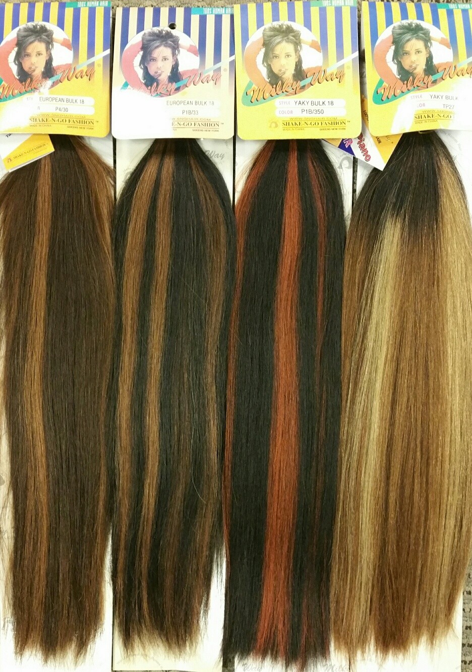 Milky Way 100% Human Hair for Braiding EUROPEAN BULK (SILKY STRAIGHT) CLEARANCE!