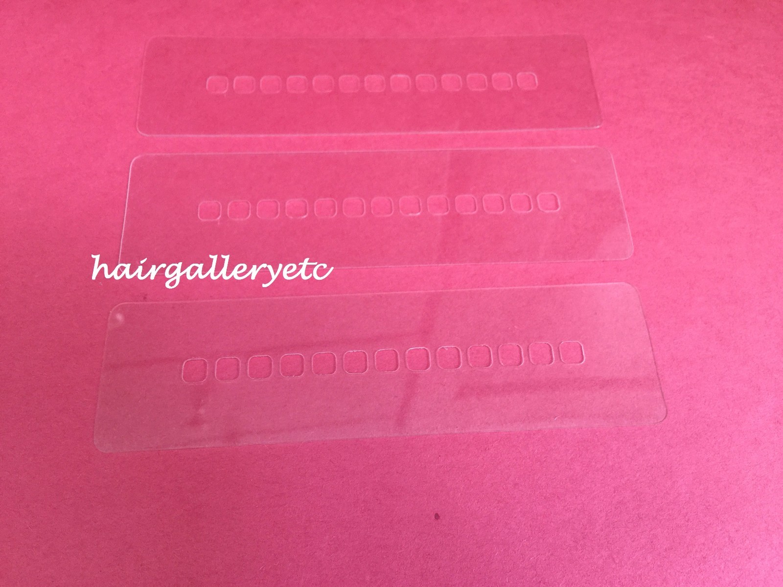 Fusion Hair Extension Templates Single / Multi Holes Heat Shield Protector USA