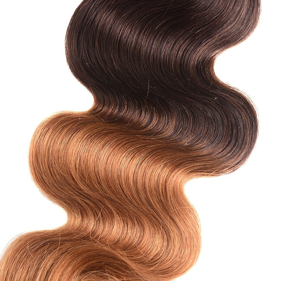 Ombre 4/30 Body Wave 100% Human Hair 1 bundle and 3 Bundles deal