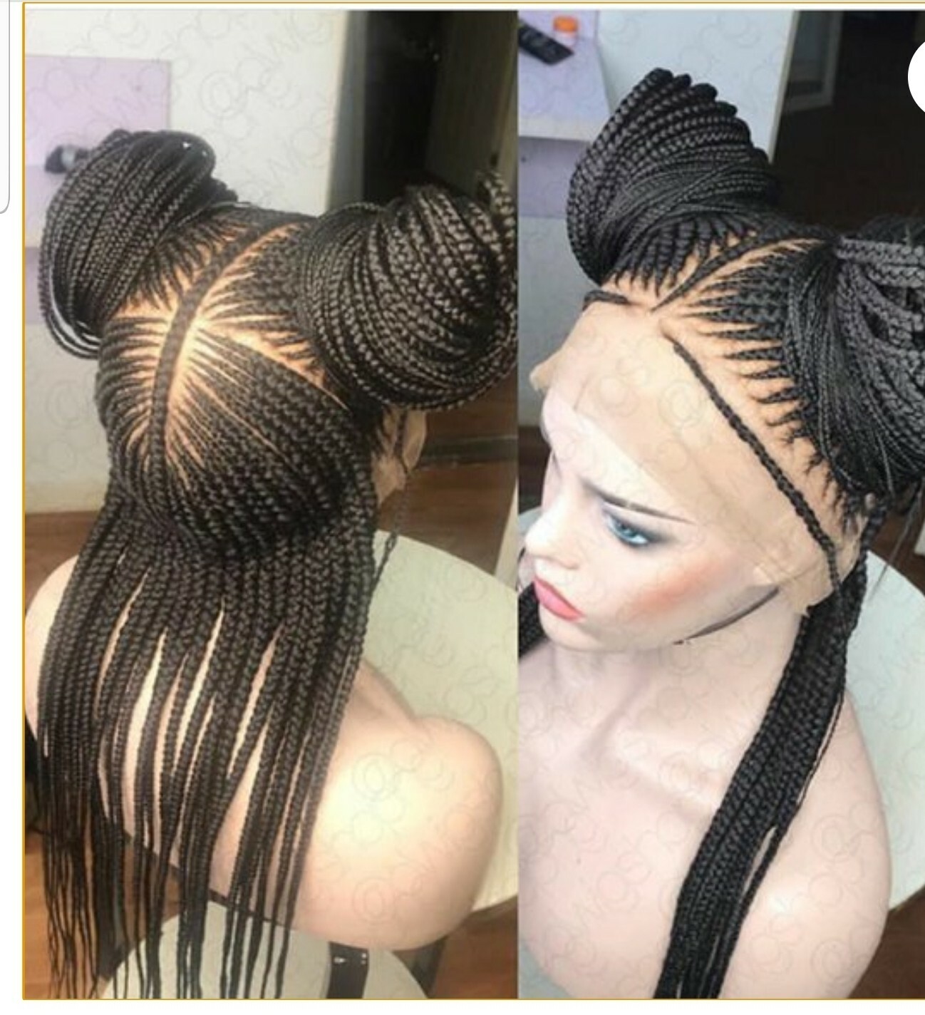 Braided wig: full lace Handmade Cornrows braids,PRE-ORDER ONLY.2-3WEEKS. Loc USA
