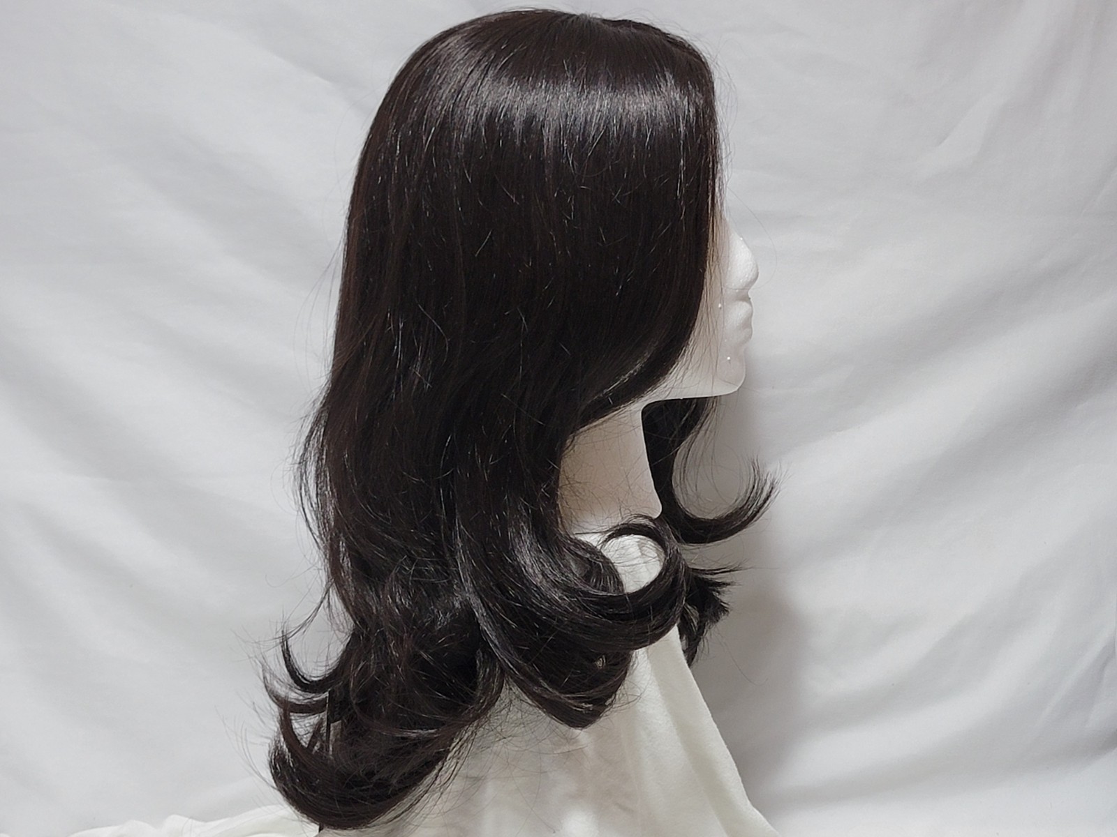 NEW Wig Pro Alexandra H-Mono Color 1B Off Black 100% Human Hair Women’s Wig remy