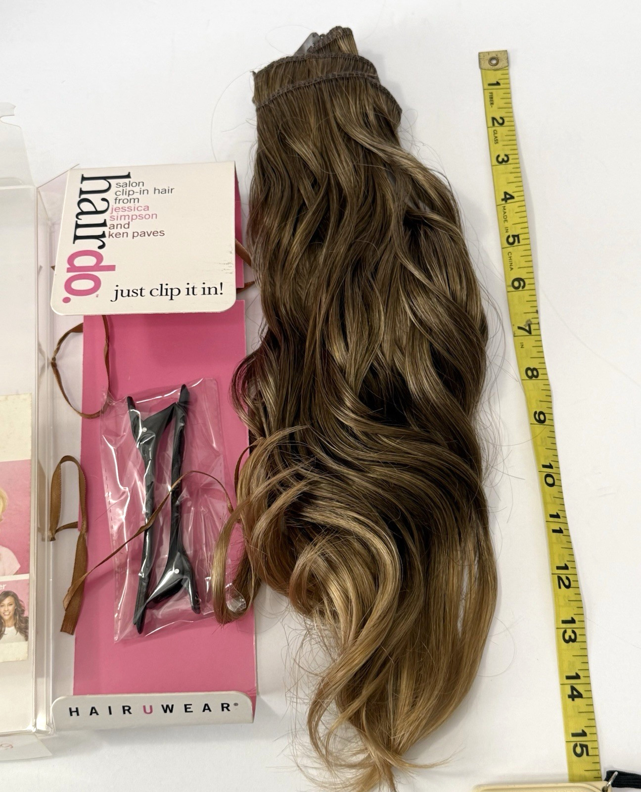 NEW Hairdo 15″ to 18″ 10 Piece Clip-in Wavy Extensions from Jessica Simpson