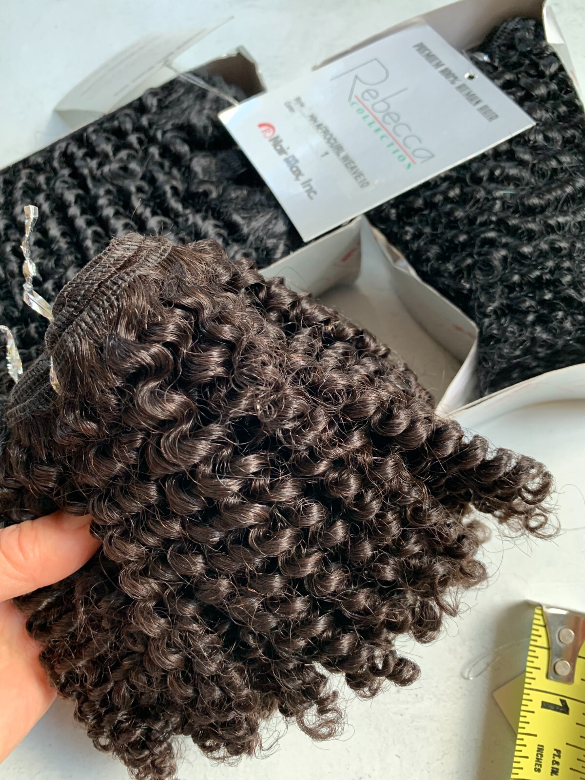 100% Human Hair for Weaving, Afro Curl 10″ Feels Soft & Looks Natural, #1 #1B