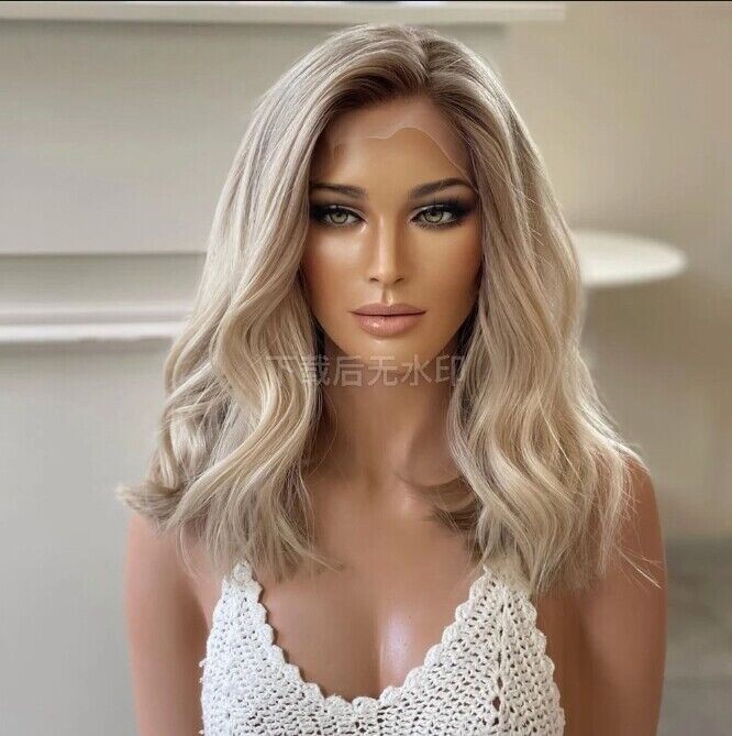 Low Density Hair Wig | Blonde Layered Short Straight