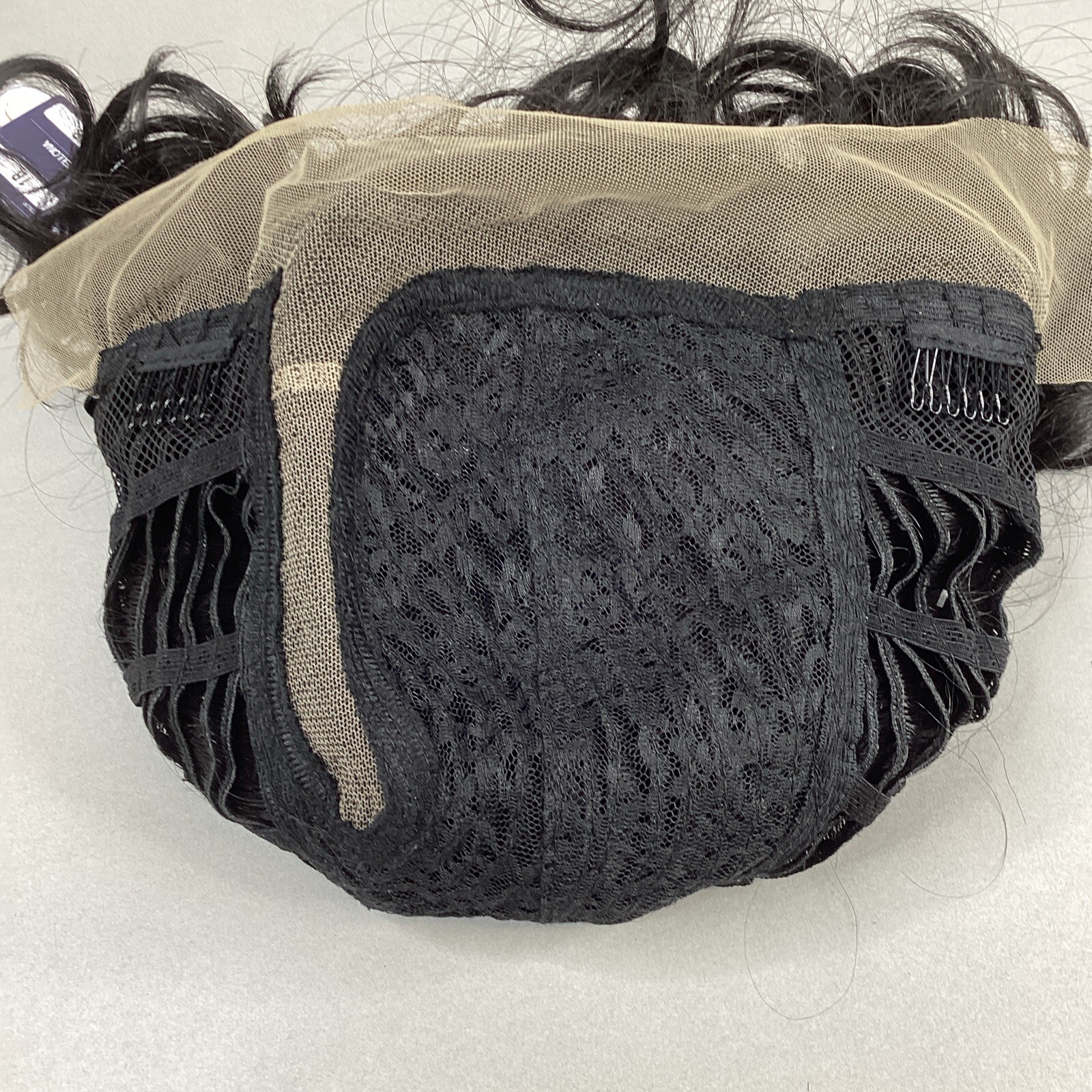 Bellona 12” #1B Off Black Wavy Synthetic Lace Front Wig by Outre Side Part