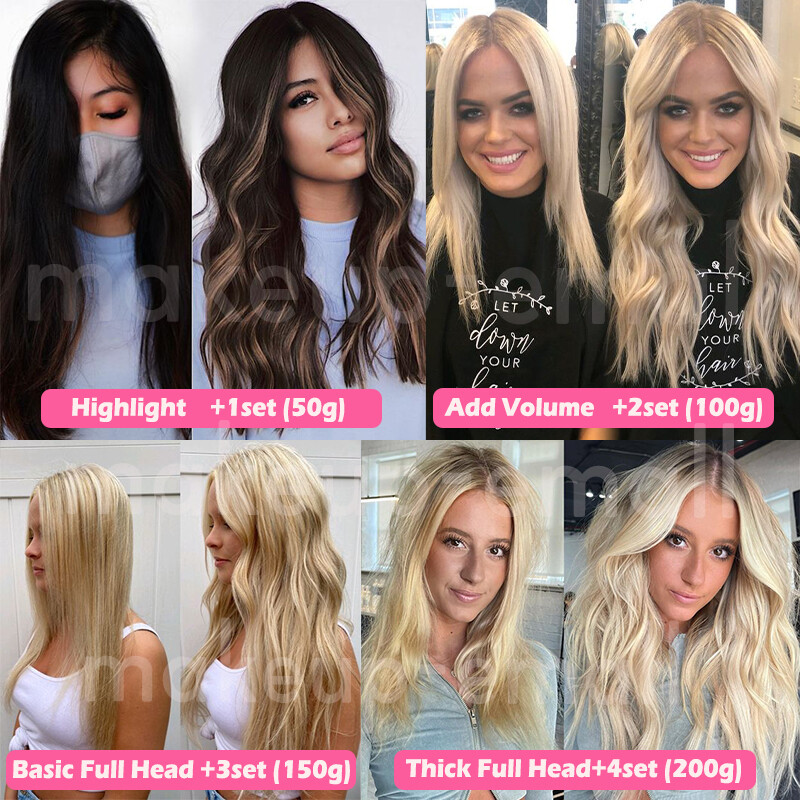 Straight Nano Bead Tip Ring 100% Real Remy Human Hair Extensions Thick 1gramms/s