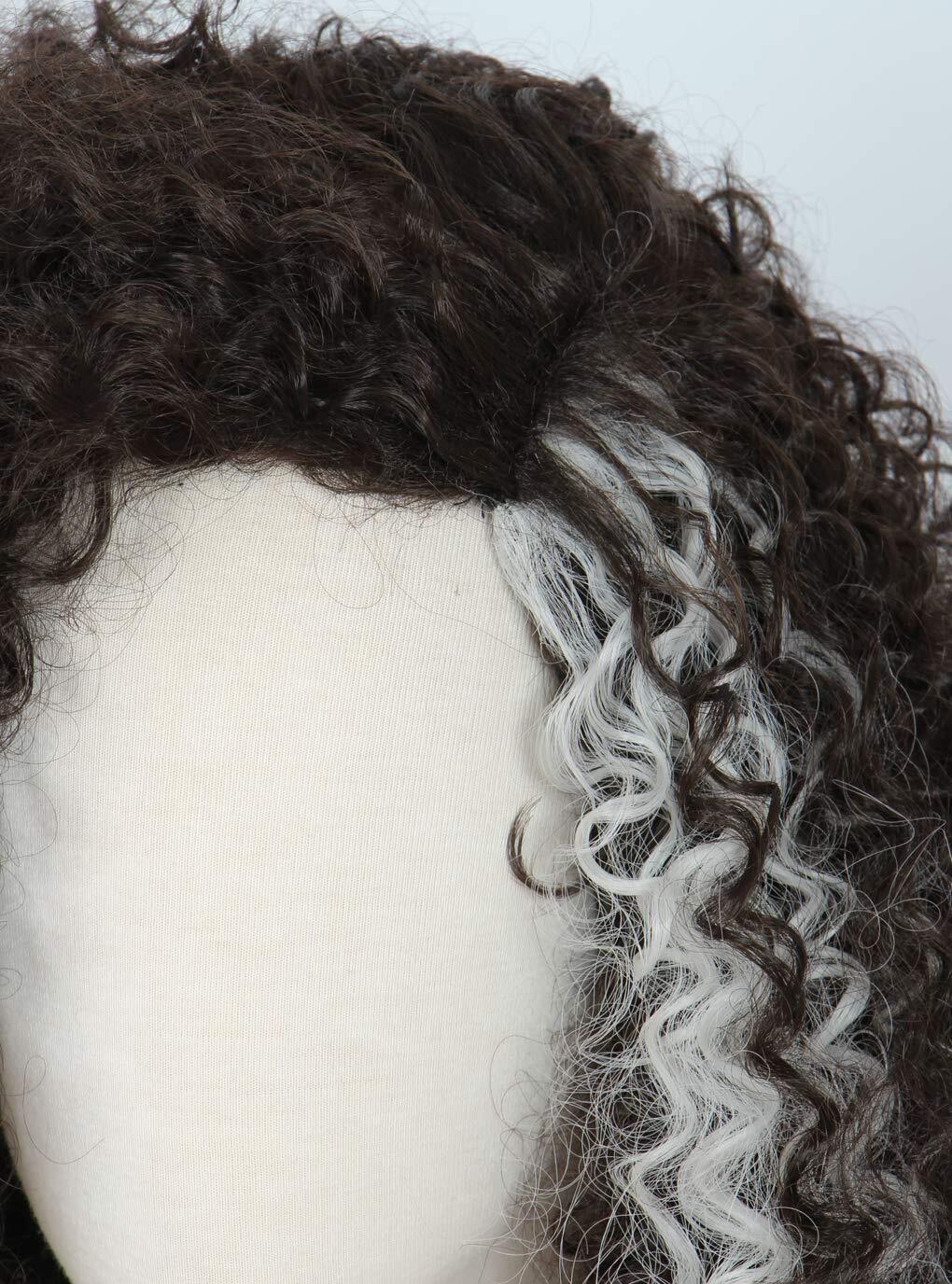Long Afro Curly Wig Halloween Cosplay Costume Wig For Women Adult