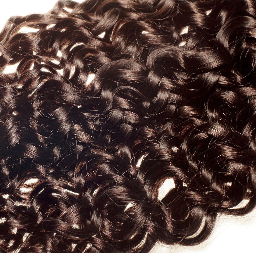 Virgin Brazilian Jerry Curl Human Hair One Bundle Sew In Hair Extension 5 Colors