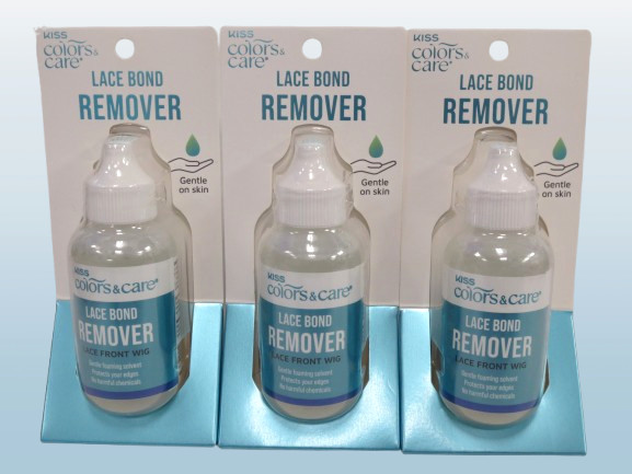 KISS COLORS & CARE LACE BOND REMOVER LACE FRONT WIG SEALED LOT OF 3