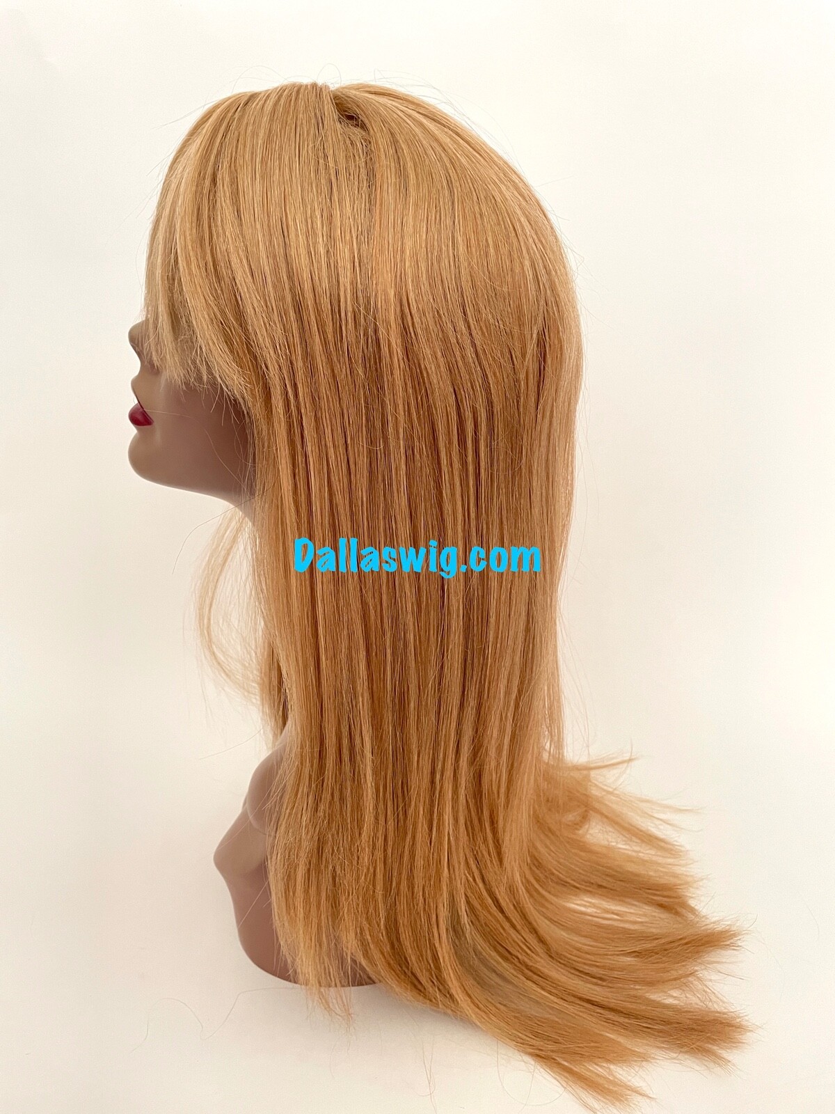 Sepia West Bay 100% Human Full Long 24″ Straight Skin Top H Kathy Regular Wig