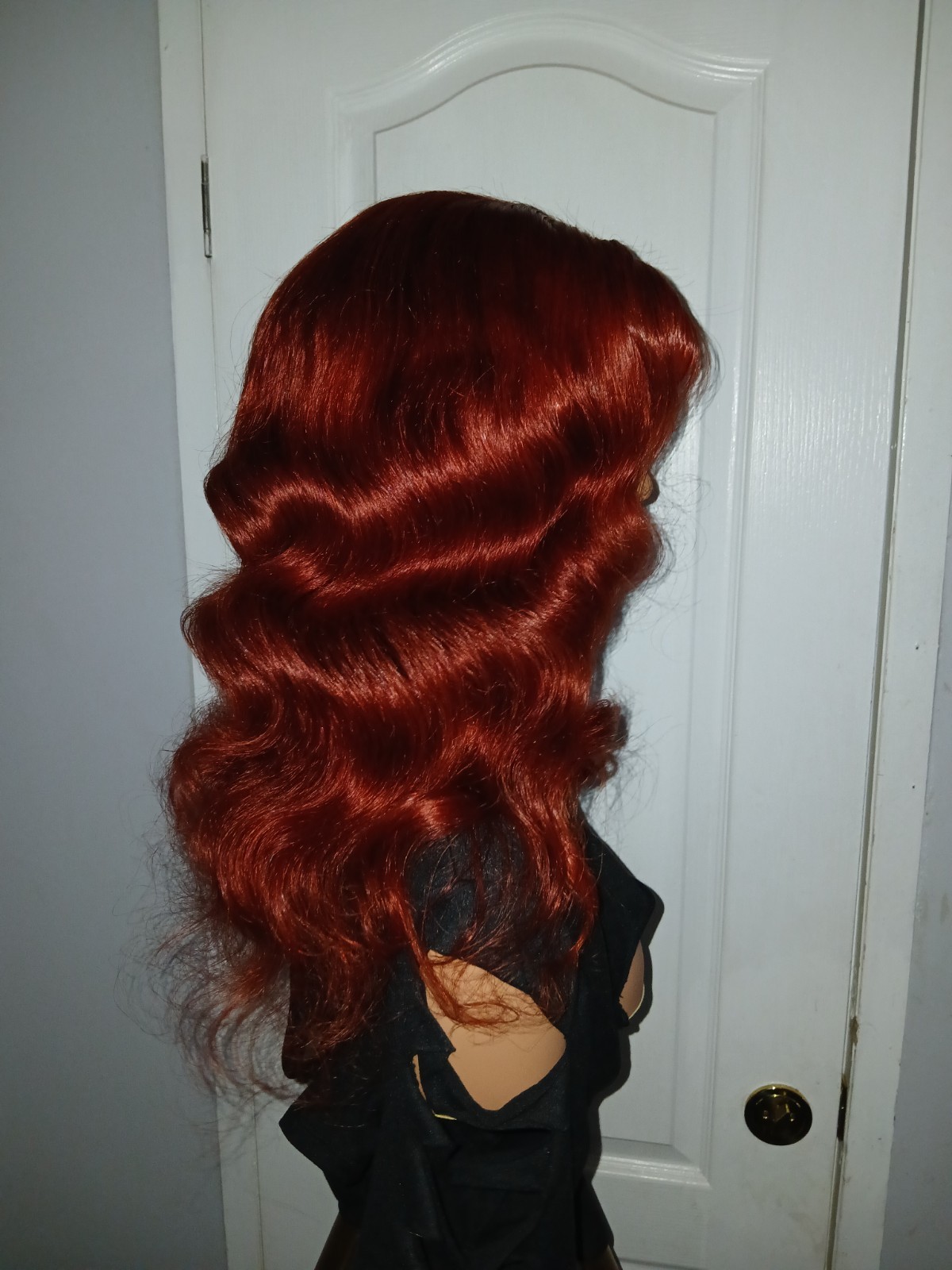 33B Reddish Brown Bundles with 4×4 Closure Body Wave Bundles Human Hair Wig