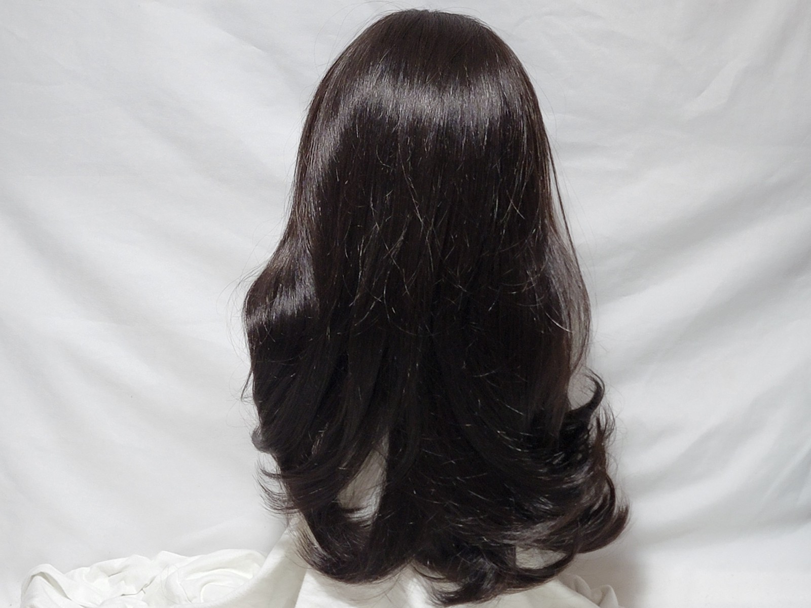 NEW Wig Pro Alexandra H-Mono Color 1B Off Black 100% Human Hair Women’s Wig remy