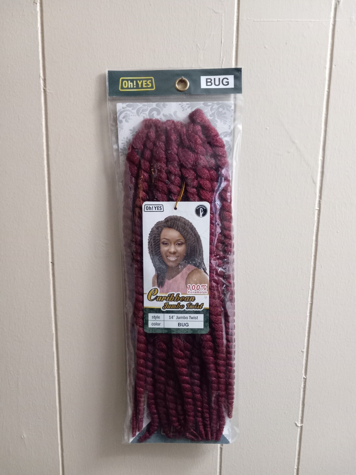 Oh!Yes Caribbean Jumbo Twist | CROCHET BRAIDS | 14 INCH | COLOR BUG | 100%…