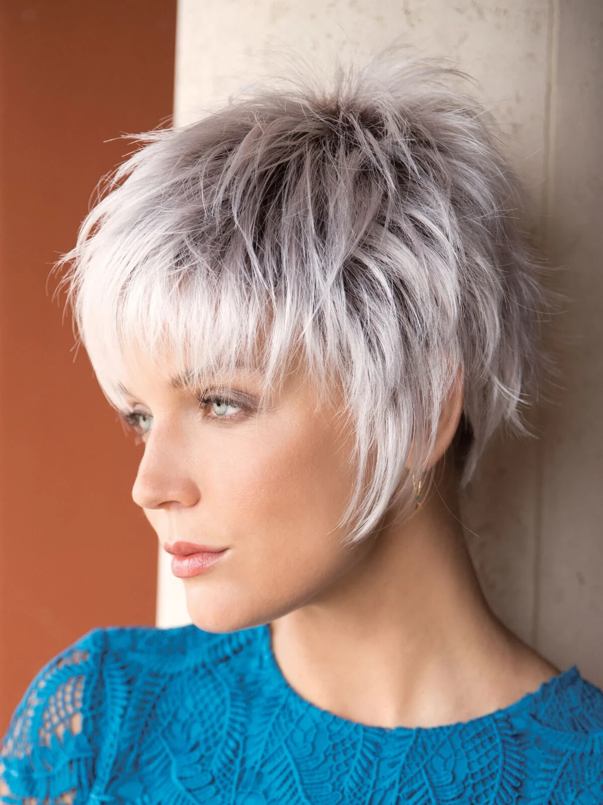 “BILLIE” by NORIKO *MARBLE BROWN-R* SHAG W/SHORT LAYERS&TAPERED BACK*BEST$$LOW$