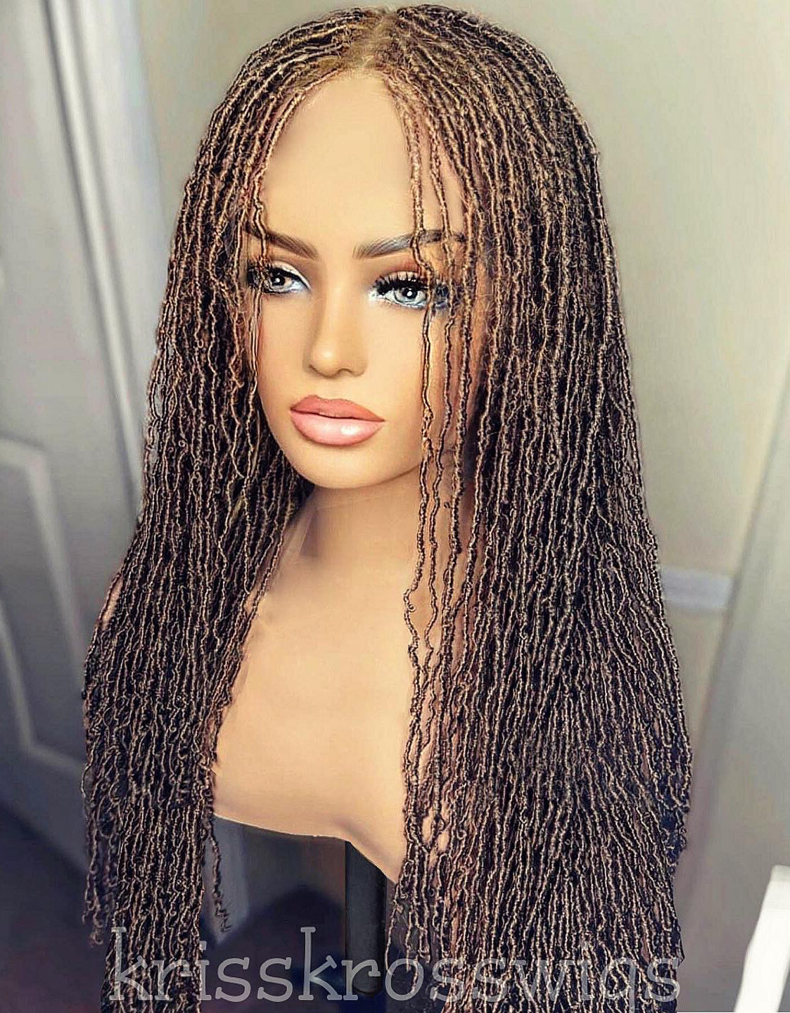Front LACE hand made pixie sister locs