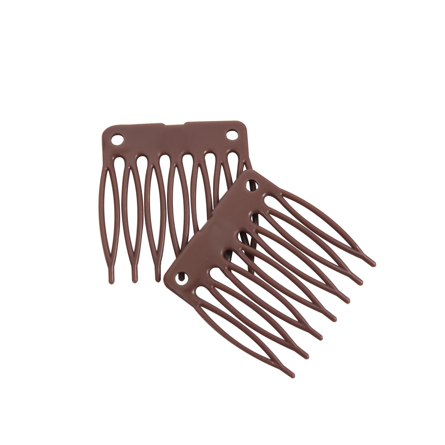 50 PCS Plastic Combs for Wig Making – 7 Teeth Hair Combs, Wig Cap Accessories