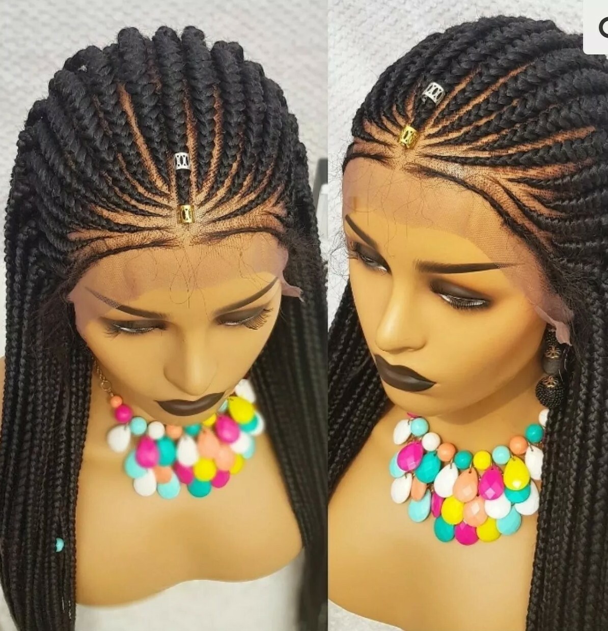 Handmade Custom Lemonade Braids Cornrows,PRE-ORDER ONLY.2-3WEEKS. Location USA