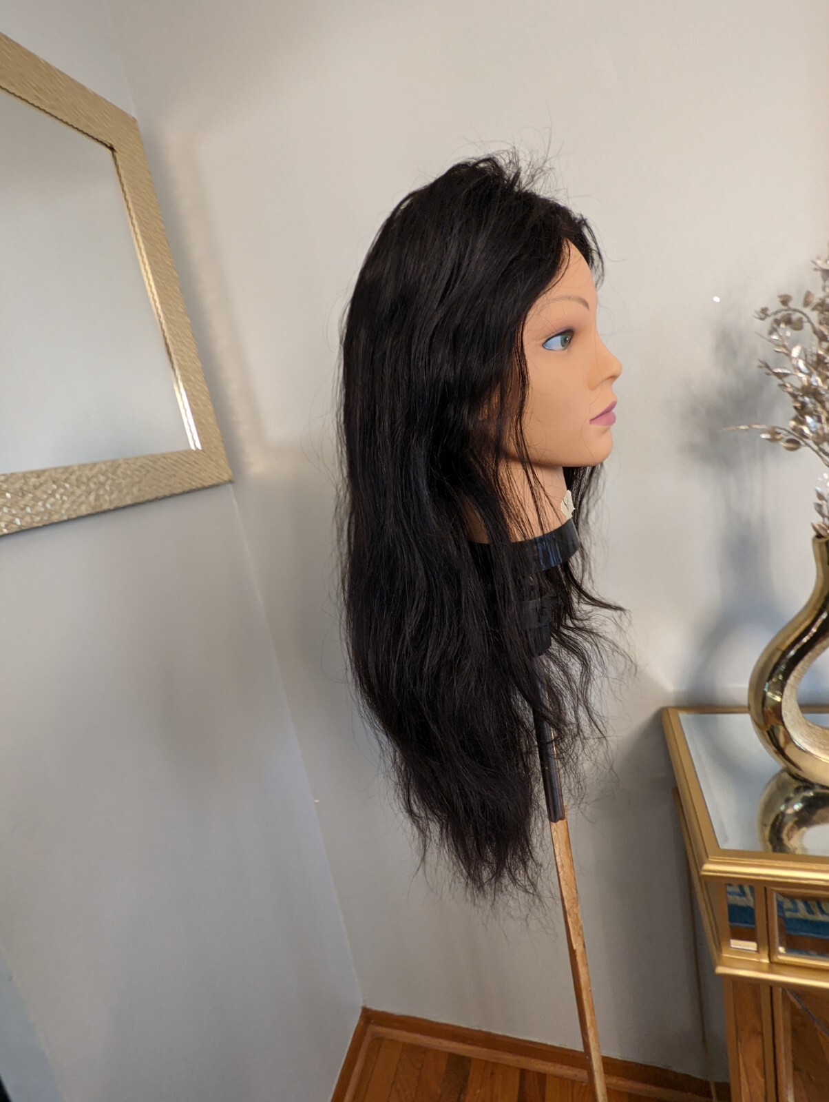 High Quality regular Top 24 to 26″ straight 100% Virgin Human Hair Lace Wig