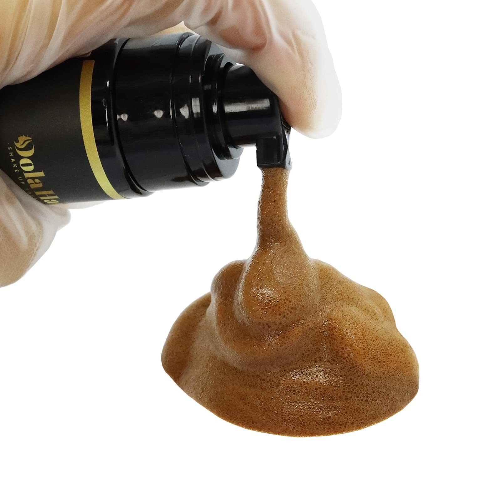 Dolahair Lace Glue Kit – Complete Set with Tint Mousse, Wig Dark Brown