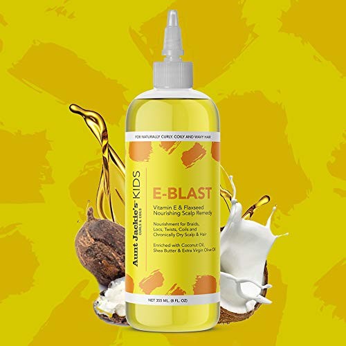 Kids E-Blast Daily Oil for Dry Scalp, Vitamin E and 1 Fl Oz (Pack of 1) Yellow