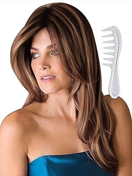 Nutmeg-F Noriko Angelica Synthetic Wig by Rene of Paris with Wig Lift Comb