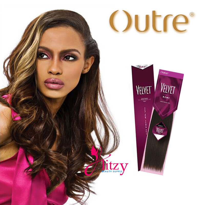Outre VELVET REMI YAKI 100% Remi Human Hair 8″,10″S,10″,12″,14″,16″,18″,20″