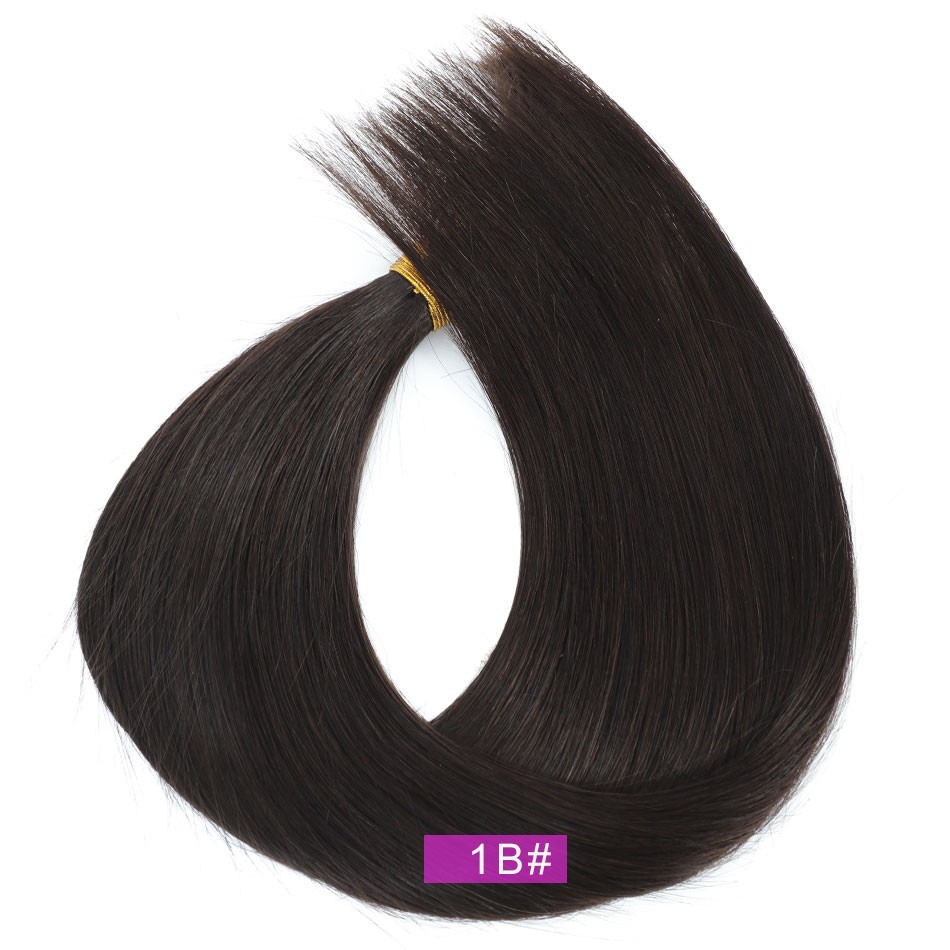 Genius Weft Curly Wavy Hair Extensions 100% Remy Human Hair Extensions 100g