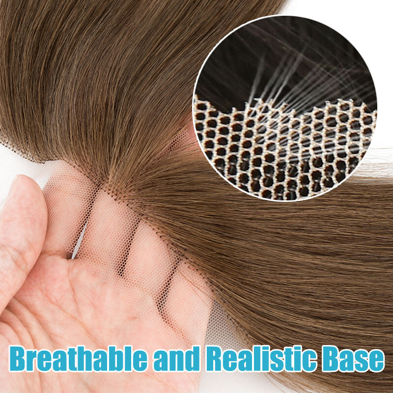 Front Hairline Full Lace Cover-up Hairpiece Remy Human Hair Patch Topper Toupee