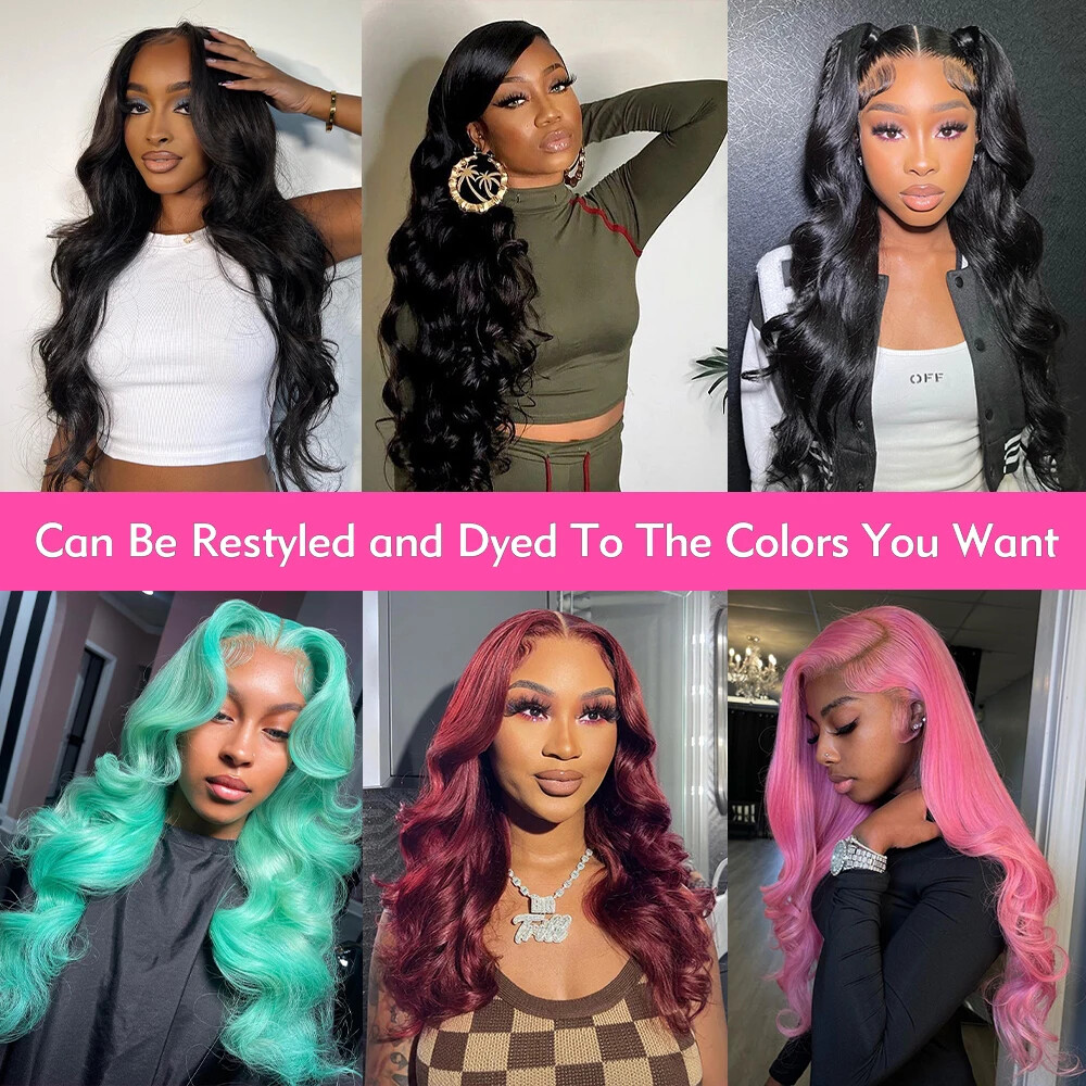 13×4 Lace Front Wave 13×6 HD Lace Frontal Wigs for Women Human Hair Closure Wig