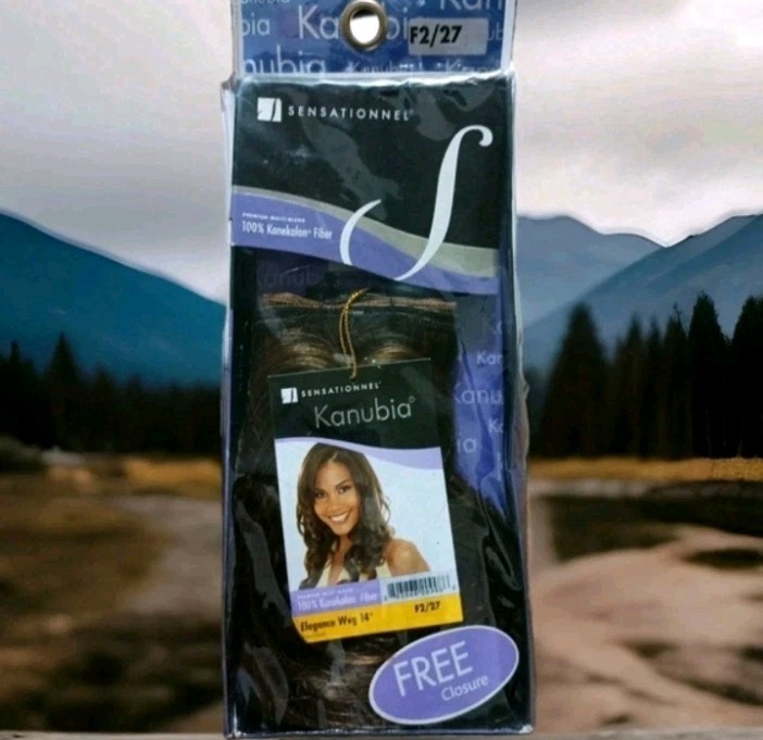 Sensationnel Kanubia Elegance WVG 14″ F2/27 Free Closure 100% Kanekalon Fiber