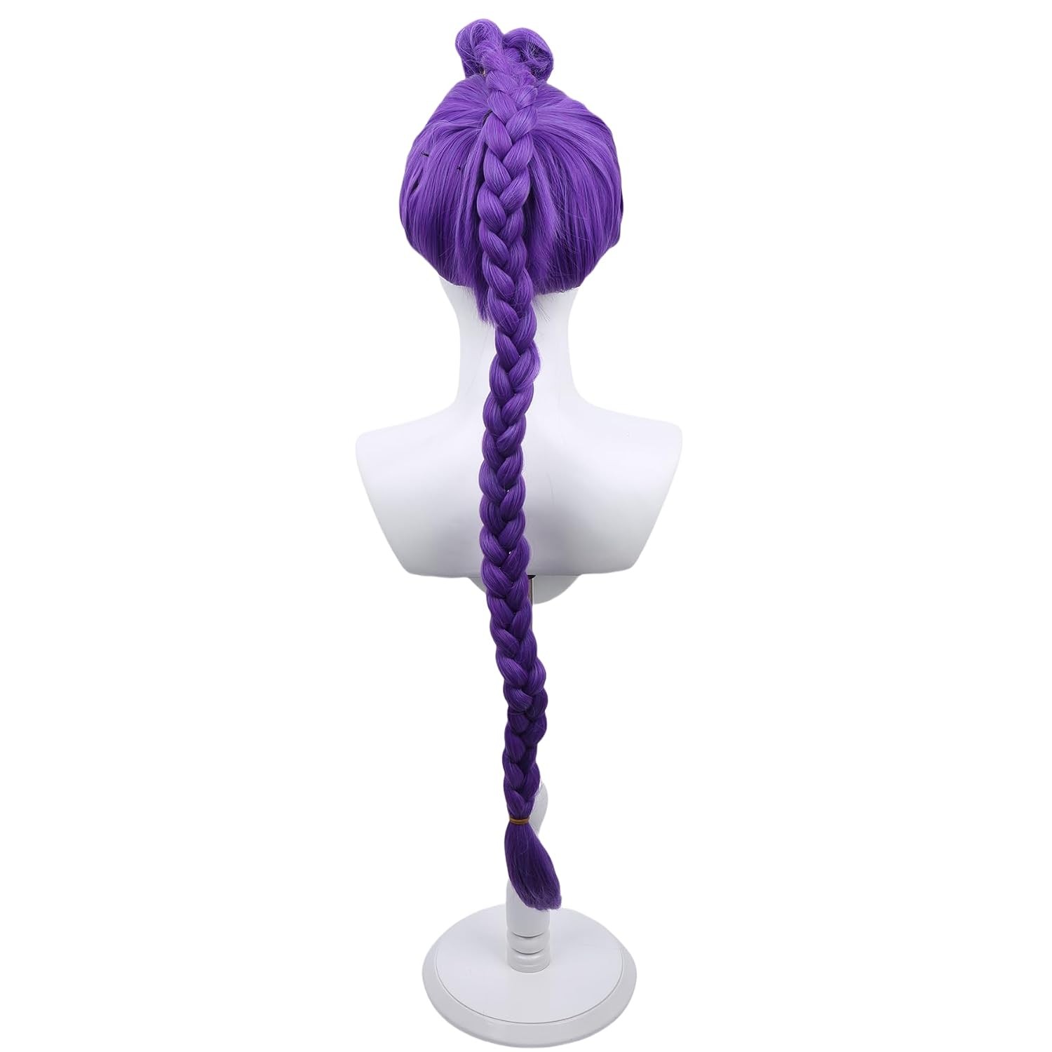 Long Purple Braid Wig Purple Braid Wigs for Kids Halloween Cosplay Costume Wigs