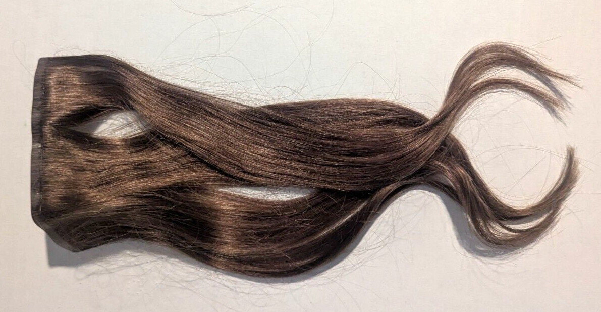 DOORES 14 Inch 110g Seamless Clip in Human Hair Extensions Trick Remy Straight
