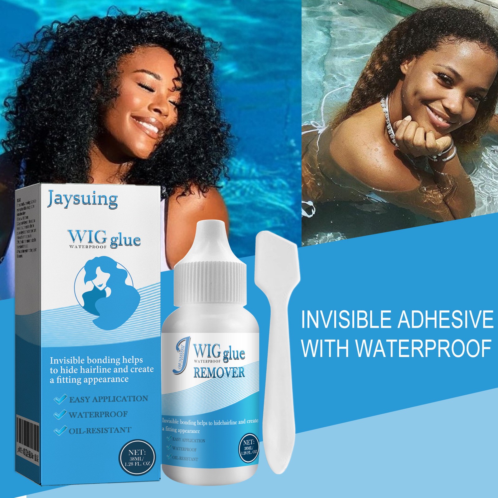 Invisible Wig Glue for Lace Wigs Powerful Adhesive and Skin Friendly