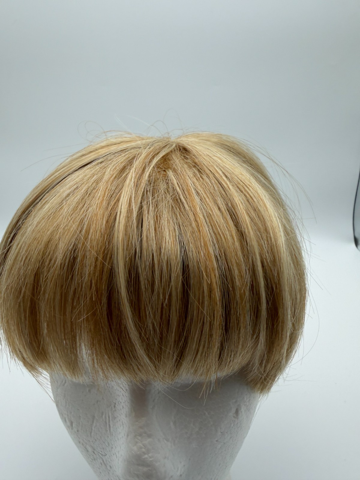 Short Blonde Bob Wig With Bangs