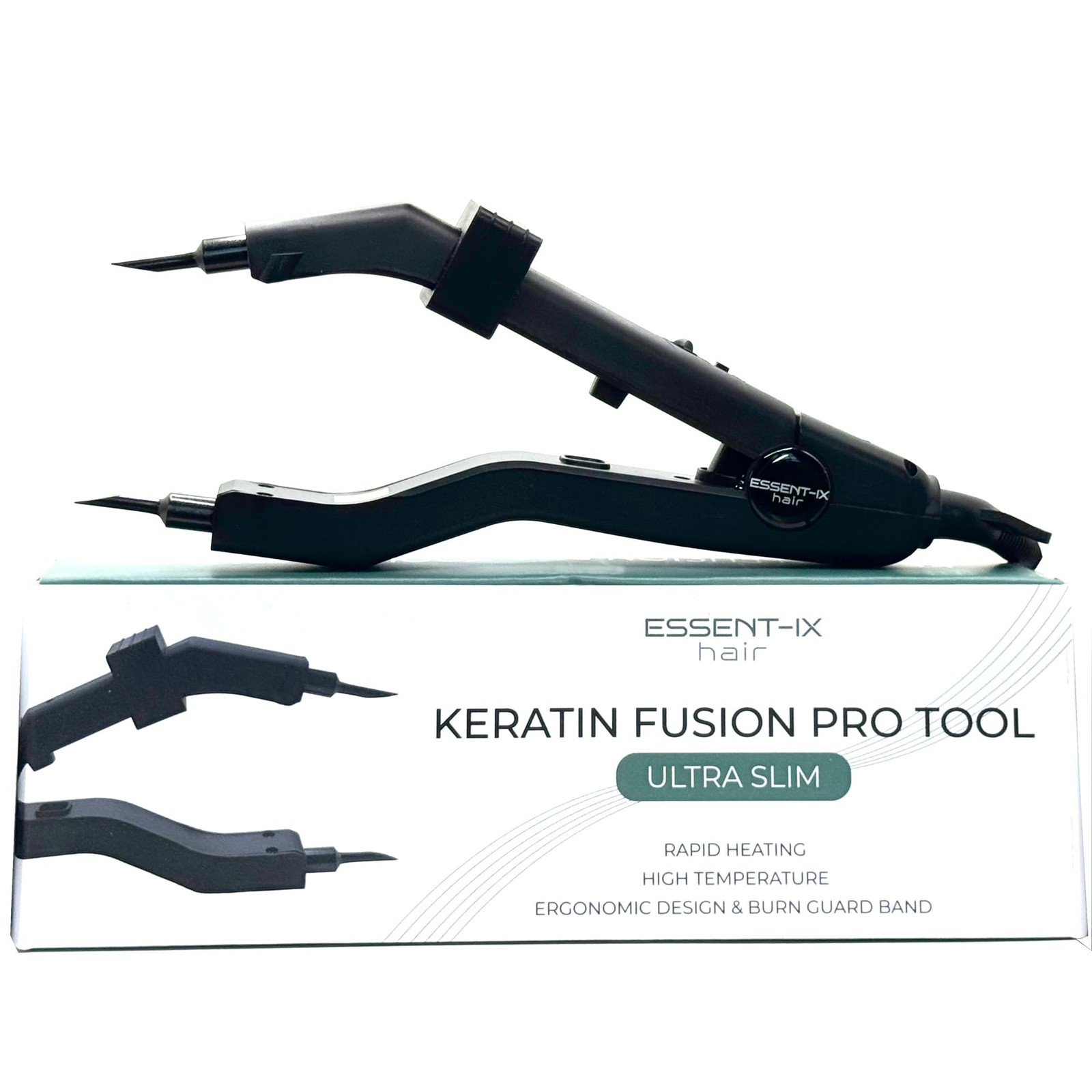 Professional Keratin Fusion Tool for Hair Extensions – Slim Long Heating Plat…
