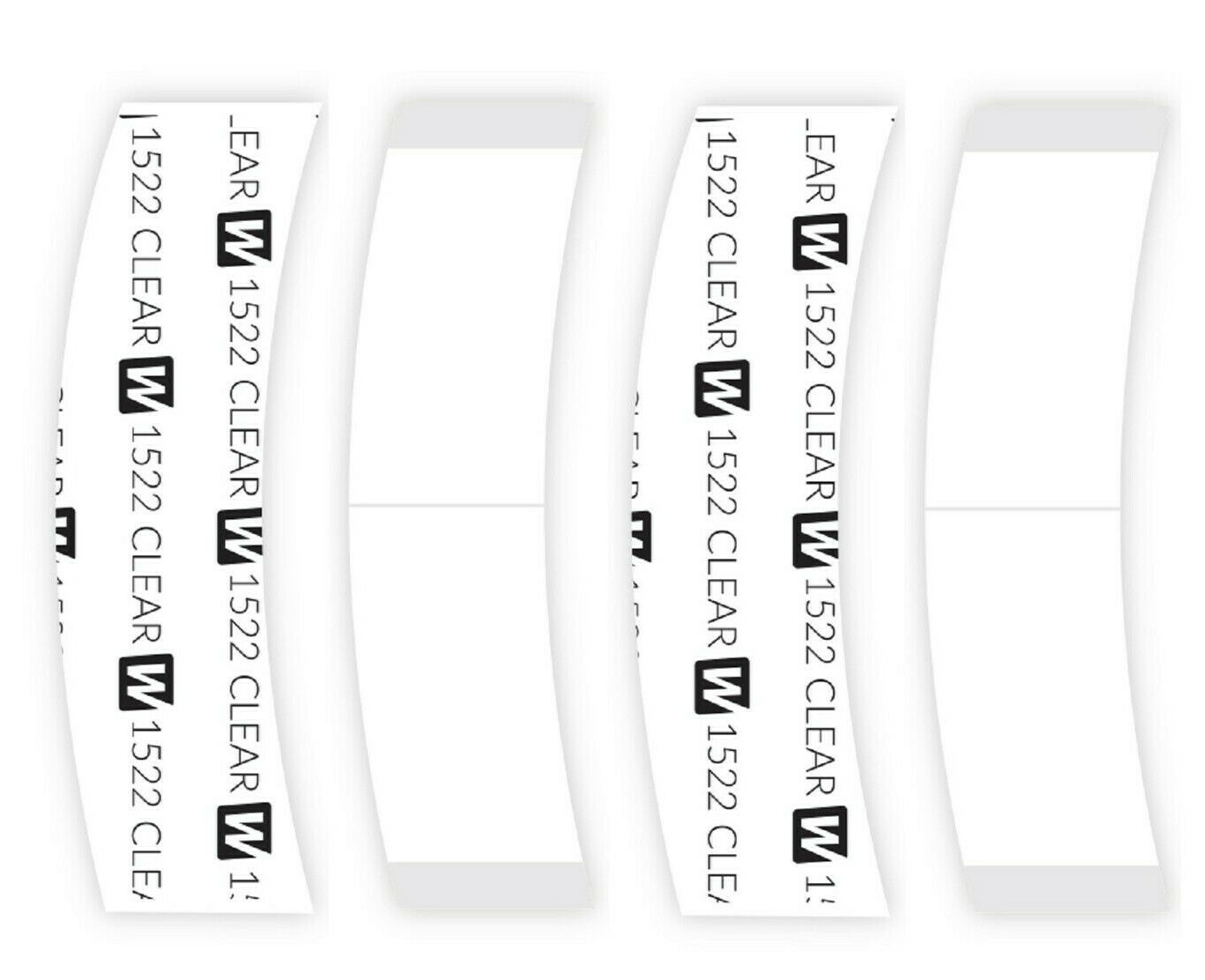 WALKER 3M 1522 ADHESIVE HAIRPIECE TAPE 108 PC C CONTOUR,TOUPEE, POLY WIG SYSTEM.