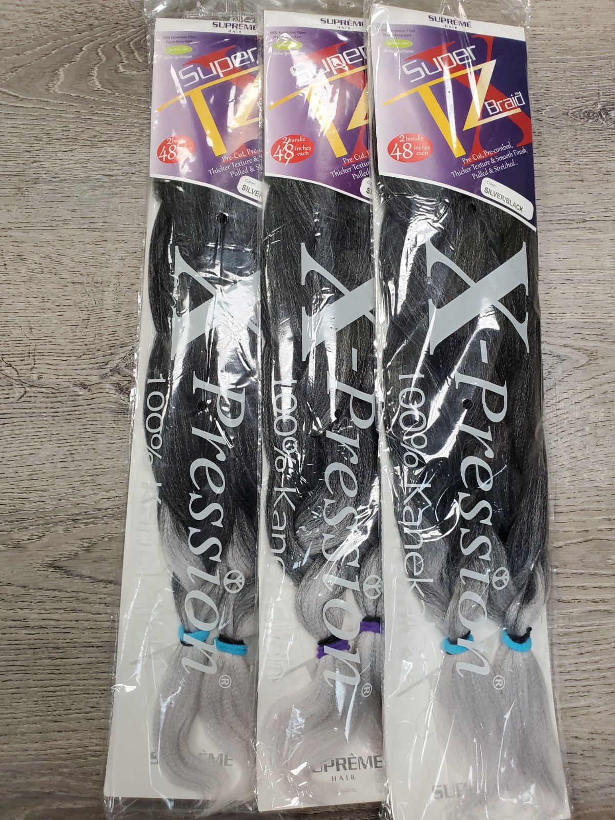 Supreme Super X TZ 2 Bundle 48” Synthetic Hair 100% Kanekalon [PACK OF 3]