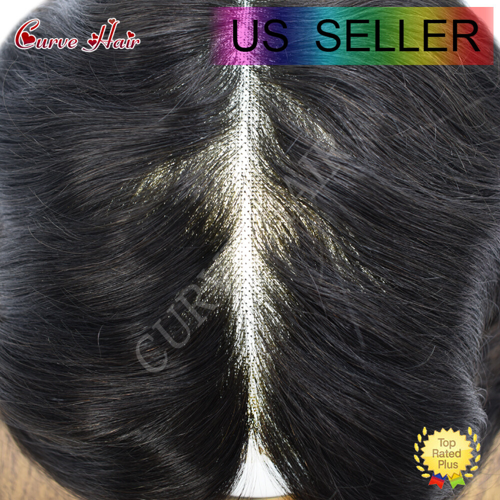 Mens Human Hair Replacement system French Lace Toupee Hair Piece Men Wig Units