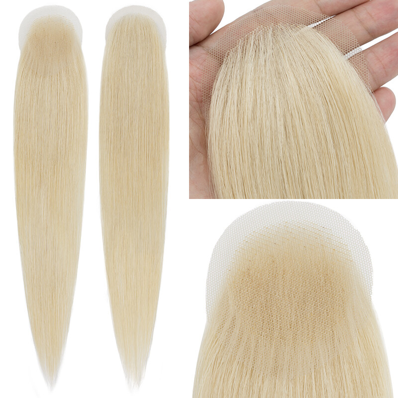 Thin Skin Hairline Bald Spot Hair Patch Frontal Hairpiece 100% Remy Human Hair